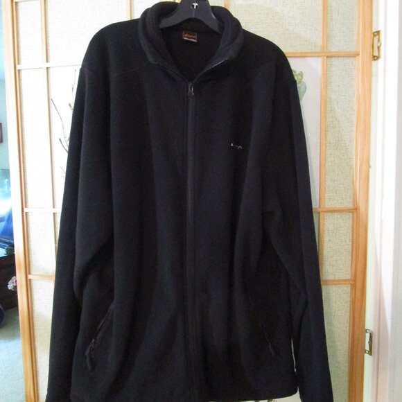 CLOTHIN brand men's 2XL black zip-up jacket - Picture 1 of 7